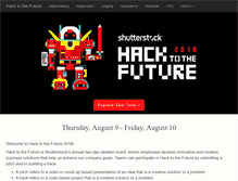 Tablet Screenshot of hacktothefuture.net